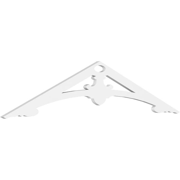 Ekena Millwork Pitch Sellek Architectural Grade PVC Gable Pediment, 60"W x 12 1/2"H x 1"P (5/12) GPP060X013X100SLK - main
